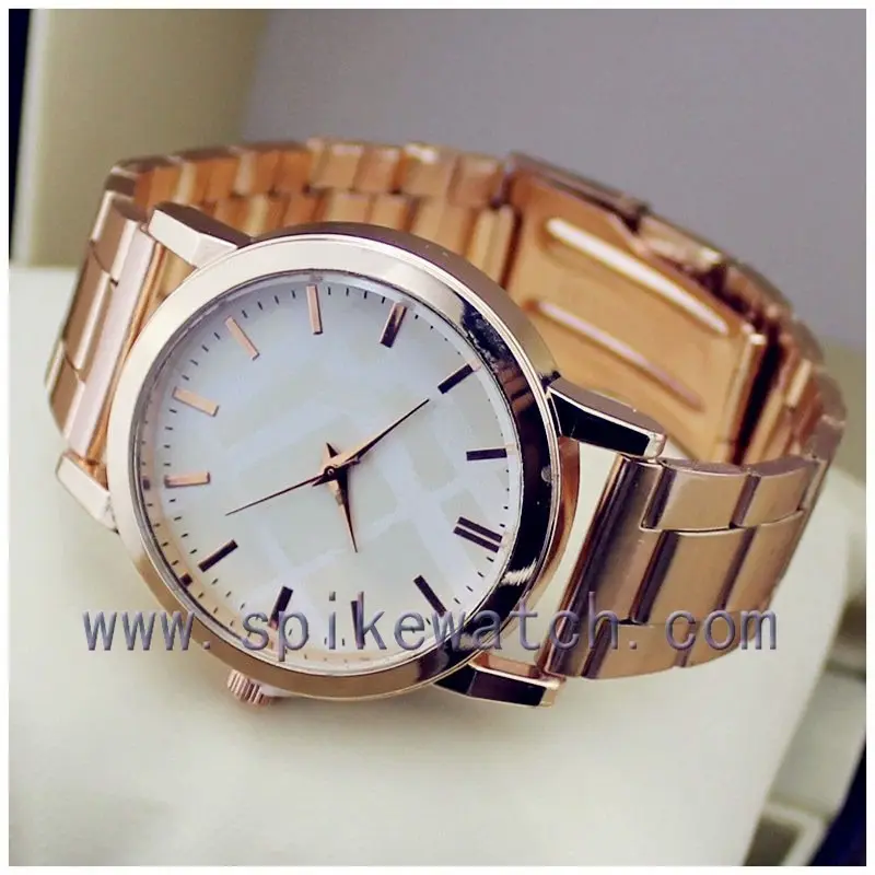 Aliexpress Hot Selling Mannen En Vrouwen Quartz Waterdichte Dames Metalen Horloge