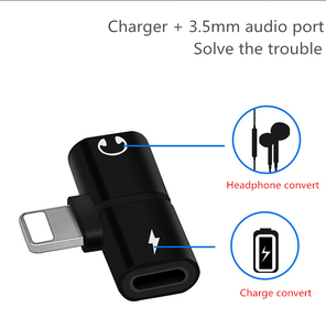 2019 Nouveau 2-en-1 Mini 8 Broches <span class=keywords><strong>Casque</strong></span> Audio et Chargeur <span class=keywords><strong>Adaptateur</strong></span> Répartiteur pour <span class=keywords><strong>iPhone</strong></span> - Product Image 3