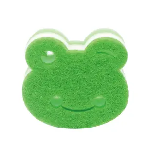 Cute Cartoon Shape Household Kitchen Clean Sponge Scourer