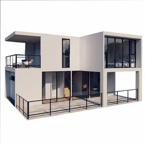 Medio Oriente Progetto di piano di casa prefabbricata modulare moderno di lusso - Product Image 1