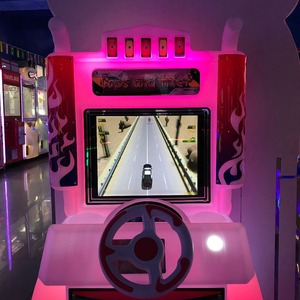 Simulatore di guida gettoni galleria macchina da corsa video <span class=keywords><strong>poliziotti</strong></span> e ladro redenzione del biglietto giochi di corse - Product Image 2