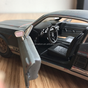 Personnalisation <span class=keywords><strong>de</strong></span> voitures anciennes en métal gris 1/24, modèle <span class=keywords><strong>de</strong></span> <span class=keywords><strong>voiture</strong></span> vintage 1/24, impression 3D - Product Image 3