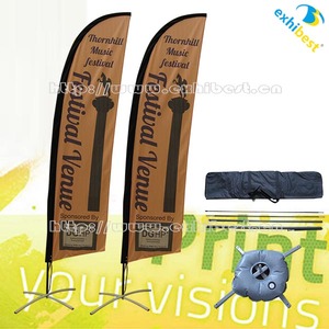 Shipping to air <span class=keywords><strong>the</strong></span> US advertising beach flag wing flags - Product Image 4