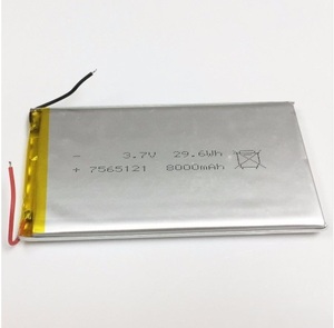 סוללה גבוהה נטענת חשמל-פולימר <span class=keywords><strong>8000mah</strong></span> <span class=keywords><strong>3.7v</strong></span> <span class=keywords><strong>lipo</strong></span> - Product Image 2