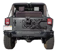 2 pièces de rechange de pare-chocs arrière, en acier, pour Jeep Wrangler, porte-pneu JK, livraison en 7 jours à dubaï, vente en gros