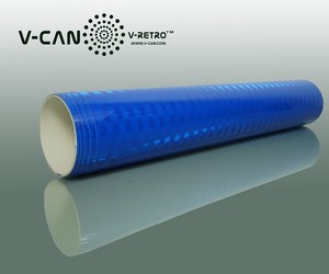 Tấm phản chiếu hình lăng trụ siêu nhỏ ASTM d4956 loại II phản chiếu Vinyl cuộn phim phản chiếu linh hoạt - Product Image 4