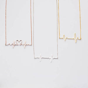 Collar con colgante de plata de ley 925 para recuerdo de bebé - Product Image 1