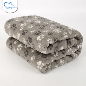 굿 직물을 설정 super soft coral fleece 꽃 printed fabric 100% polyester