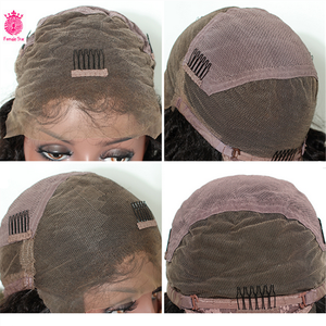 Natural 4A 4B 4C Afro Kinky Curly Brazilian Hair <strong>Wig</strong> for <strong>Black</strong> <strong>Women</strong> Light Brown Lace Cap Small Size - Product Image 5