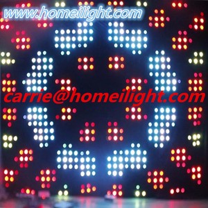 Telón de fondo LED DJ iluminación P12 3*4 m RGB visión tela cortina de la visión del LED - Product Image 4