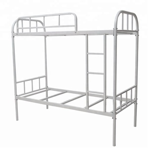 Children's <strong>Double</strong> Bunk <strong>Bed</strong> Kids' <strong>Princess</strong> Bedroom Furniture in Metal for School Use - Product Image 1