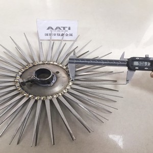 I ganci dell'anodo di titanio vengono utilizzati per anodizzare i ganci dell'ossido di titanio point stick scolapiatti maschere in titanio elettroplazing anodi - Product Image 4