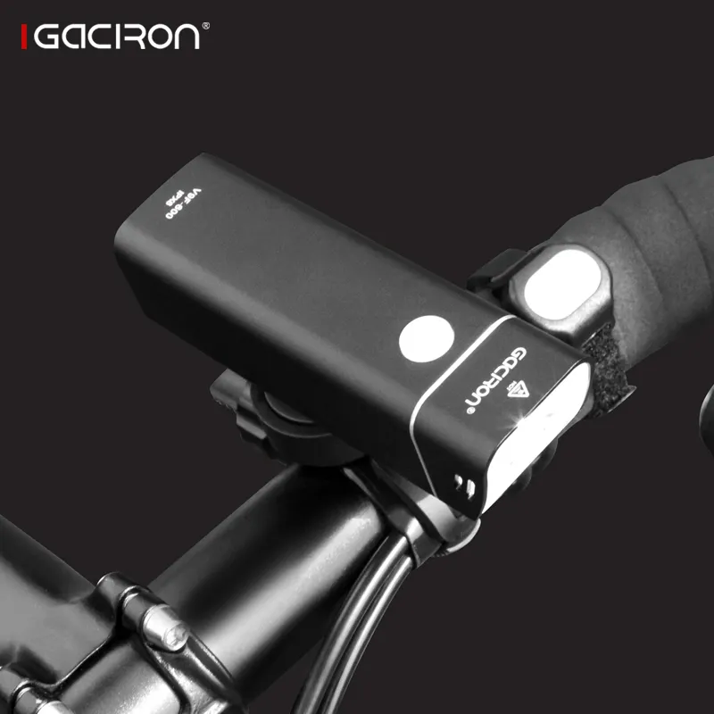Gaciron 600Lumen Cycle Accessories LED Rechargeable Road Bicycle Light Mountain Bike Front Lamp Set