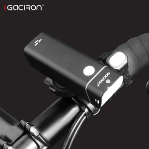 Gaciron ชุดไฟหน้าจักรยานเสือภูเขา,ไฟ LED ชาร์จไฟได้สำหรับจักรยานเสือหมอบ600ลูเมน