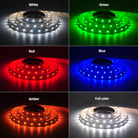 5-in-1 5050 LED-Licht leiste mit RGB 6500K Amber Voice Control 12mm Kupfer platine Dekorative Beleuchtung