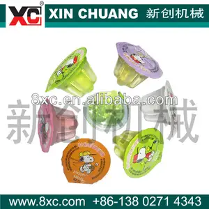 Shantou xinchuang jalea taza automática máquina de embalaje