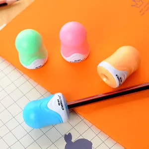 Aiguisoir de crayon en plastique, amusant pour enfants, vente en gros