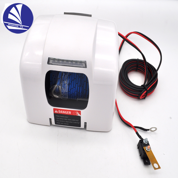 Морская реверсивная портативная электрическая Якорная Лебедка 12 В постоянного тока Лодочный Прицеп грузовик