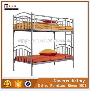 <span class=keywords><strong>Letto</strong></span> a castello in ferro a due piani <span class=keywords><strong>salvaspazio</strong></span> Design semplice per le stanze degli studenti - Product Image 3