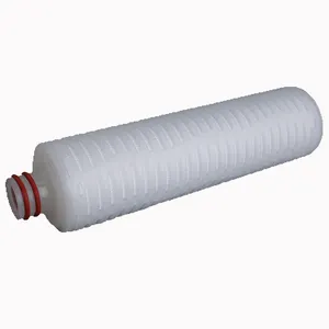 Microfiltro de fibra de vidrio, cartucho de filtro de sirope de azúcar para filtración de agua en línea, 10 pulgadas, 0,45 um