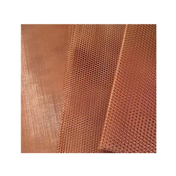 Tecido de fio de cobre 0.04 milímetros 0.05 milímetros 0.14 milímetros 60 70micron malha da gaiola de faraday