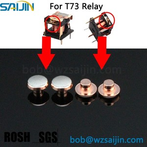 T73 Relé PCB AgCdO rebite de contato elétrico de ponto bimetálico - Product Image 2