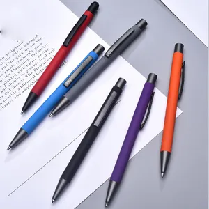 Màn Hình Cảm Ứng Công Thái Học Màn Hình Điện Thoại Top Twist Pen Logo Bút In Cao Su Phun Mềm Cảm Giác Hoàn Thiện Bút