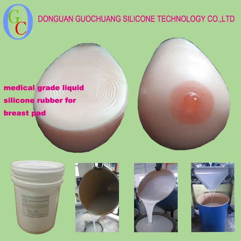 Gomma di silicone liquido medico per falso seno