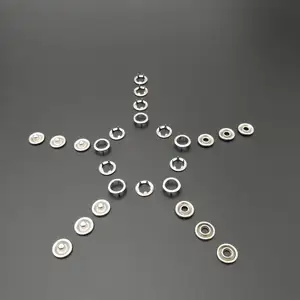 Wholesales कस्टम धातु की अंगूठी प्रेस तस्वीर बटन बांधनेवाला पदार्थ शूल परिधान के लिए तस्वीर बटन