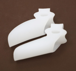 Silicone Gel Hallux Valgus Chỉnh Hình Ngón Chân Tách Hai Lỗ <span class=keywords><strong>Bunion</strong></span> Corrector Không Có Không Khí Lỗ Chân Chăm Sóc Tùy Chỉnh OEM ODM - Product Image 4