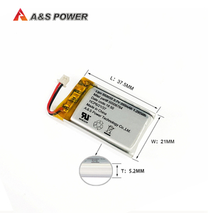 UL2054 נטענת 552035 3.7 v 350 mAh ליתיום יון Li-פולימר סוללה עבור אלחוטי מכשיר - Product Image 2
