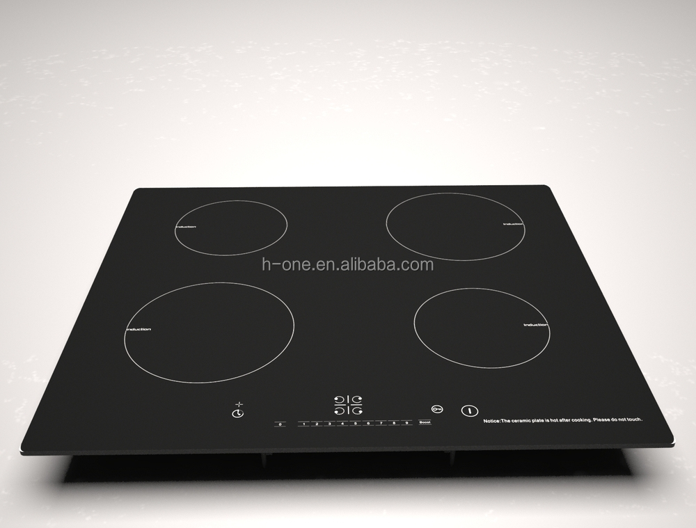 4 feux induction plaques de cuisson