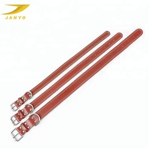 <span class=keywords><strong>Collar</strong></span> de perro de cuero genuino hecho a mano, alta calidad, resistente a la abrasión, venta al por mayor - Product Image 4