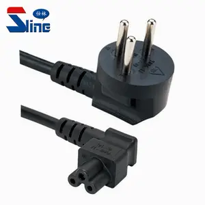 Israel 3 pin stecker zu abgewinkelt IEC 320 C5 mickey maus power kabel mit Israeli SII zertifizierung 16A 250V