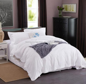 Usine directe vente 100% <span class=keywords><strong>satin</strong></span> <span class=keywords><strong>de</strong></span> <span class=keywords><strong>coton</strong></span> blanc hôtel <span class=keywords><strong>housse</strong></span> <span class=keywords><strong>de</strong></span> <span class=keywords><strong>couette</strong></span> - Product Image 1