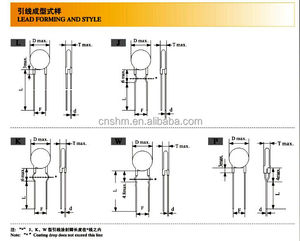Condensador Cerámico de Alto Voltaje 222K 1KV TH a Granel - Product Image 3