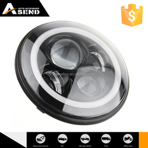 Auto led headlight con blanco ojos <span class=keywords><strong>de</strong></span> <span class=keywords><strong>angel</strong></span> 3 s llevó <span class=keywords><strong>la</strong></span> linterna para jeep piezas 7 pulgadas <span class=keywords><strong>de</strong></span> <span class=keywords><strong>la</strong></span> lámpara del faro - Product Image 2