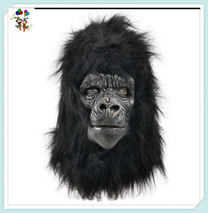 Quality <strong>Halloween</strong> Party Costume Full Head <strong>Latex</strong> Animal Gorilla <strong>Masks</strong> HPC-3503 - Product Image 4