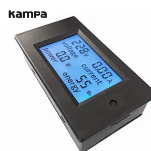 Voltímetro Digital de corriente de voltaje, amperímetro 0 ~ 20A, 4 en 1, pantalla LCD grande, CC 6,5 ~ 100V