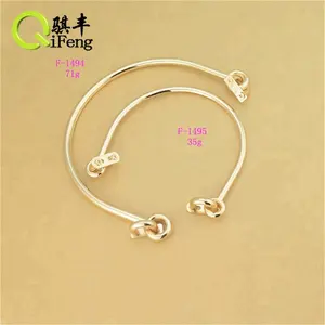 Manija ovalada de Metal para bolso de mano, Asa de aleación de Zinc y Metal, accesorios personalizados para bolsos - Product Image 1