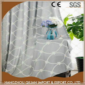 Embroidery gray least wholesale <span class=keywords><strong>as</strong></span> do drapery fabric - Product Image 1