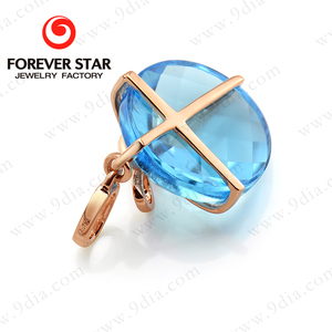 Grosir Alibaba Website Liontin Emas 14K Desain Baru Liontin Emas Mawar - Product Image 4