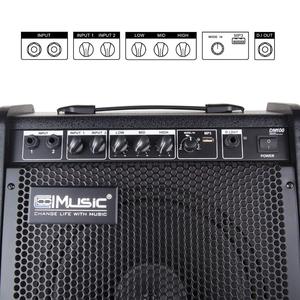 Bộ Khuếch Đại Trống Điện Tử Bluetooth 2 Kênh 100W Bán Chạy Nhạc Cụ
