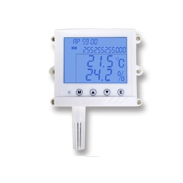 Ethernet Tcp Thermometer Hygrometer Temperatuur-vochtigheidsmeter Voor Server Kamer