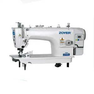 ZY5200DQB zoyer de accionamiento directo de alta velocidad de pespunte de máquina de coser industrial con cutter y hemming