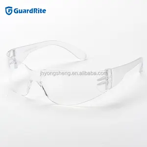 GuardRite brand CE EN166 Anti-Scratch Anti-UV industrial protective working safety goggle