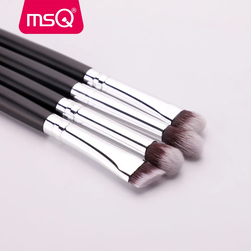 MSQ 4pcs Eyeshadow Makeup Brush Blending Eyebrow Highlighter Brushes Makeup