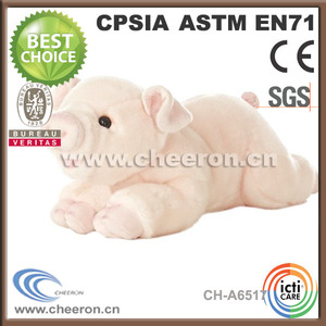 Material de la felpa oferta de la fábrica de la cerdo del bebé <span class=keywords><strong>juguetes</strong></span> - Product Image 2