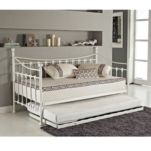 Canapé-<span class=keywords><strong>lit</strong></span> antique en <span class=keywords><strong>fer</strong></span> forgé avec <span class=keywords><strong>lit</strong></span> gigogne - Product Image 4