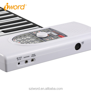 Roll up portable eléctrica MIDI <span class=keywords><strong>piano</strong></span> 88 teclas DJ con pedales - Product Image 4